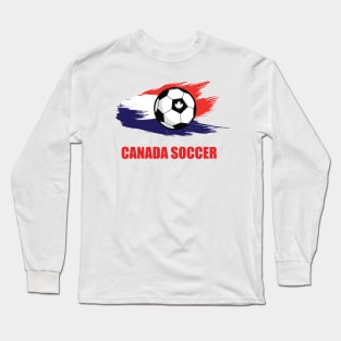 we can Canada Soccer Long Sleeve T-Shirt